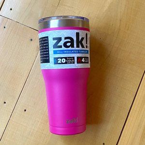 Zak! Pink 30oz Double Wall Stainless Steel Tumbler